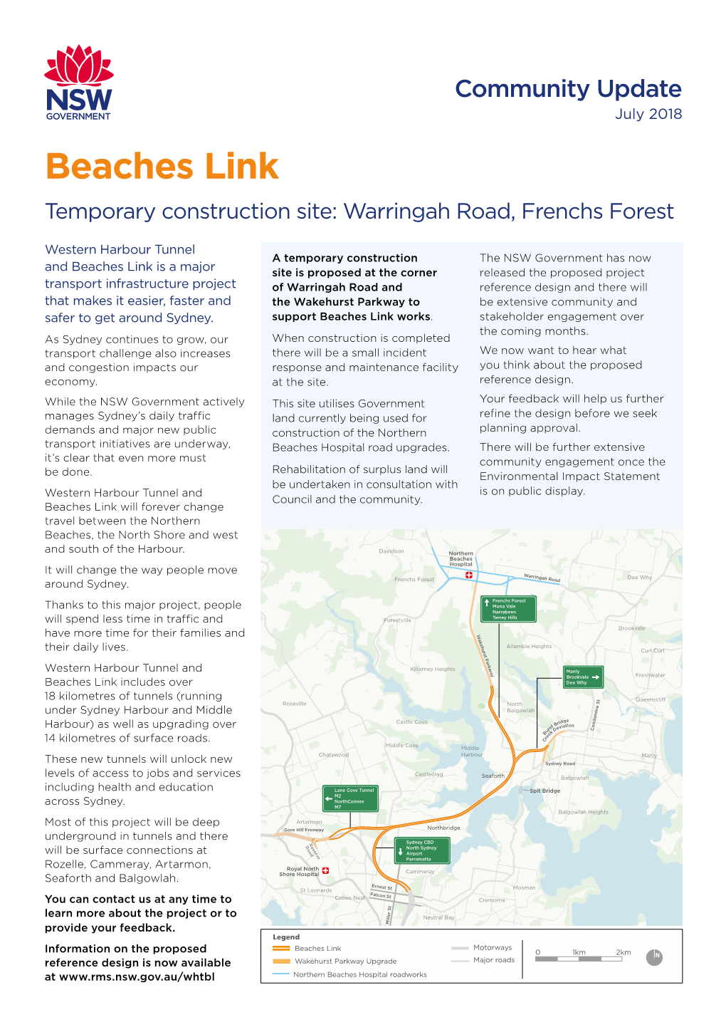 Warringah Road, Frenchs Forest