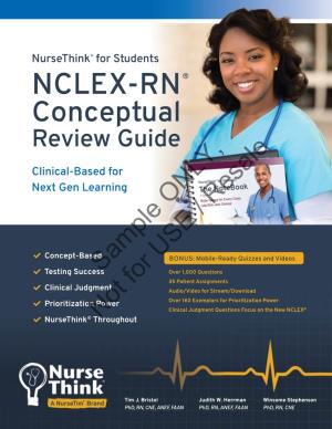 Nursethink® for Students NCLEX-RN Conceptual Review Guide