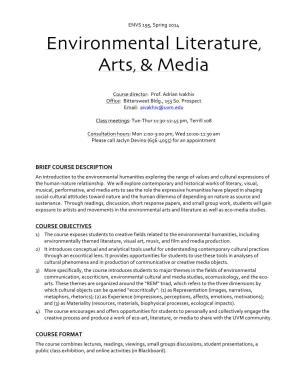 Environmental Literature, Arts, & Media