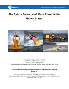 The Future of Wave Power in the United States