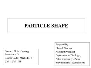 Particle Shape