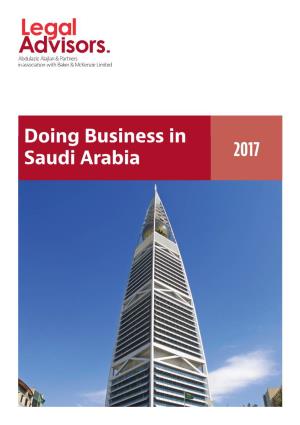Doing Business in Saudi Arabia 2017