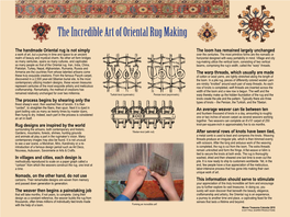 The Incredible Art of Oriental Rug Making