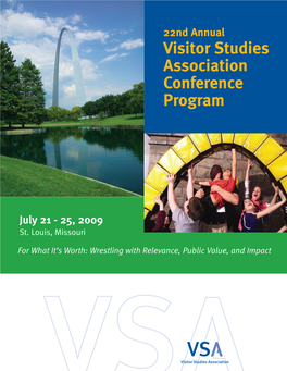 Visitor Studies Association Conference Program