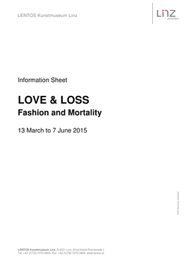 Love and Loss Presseunterlage Engl