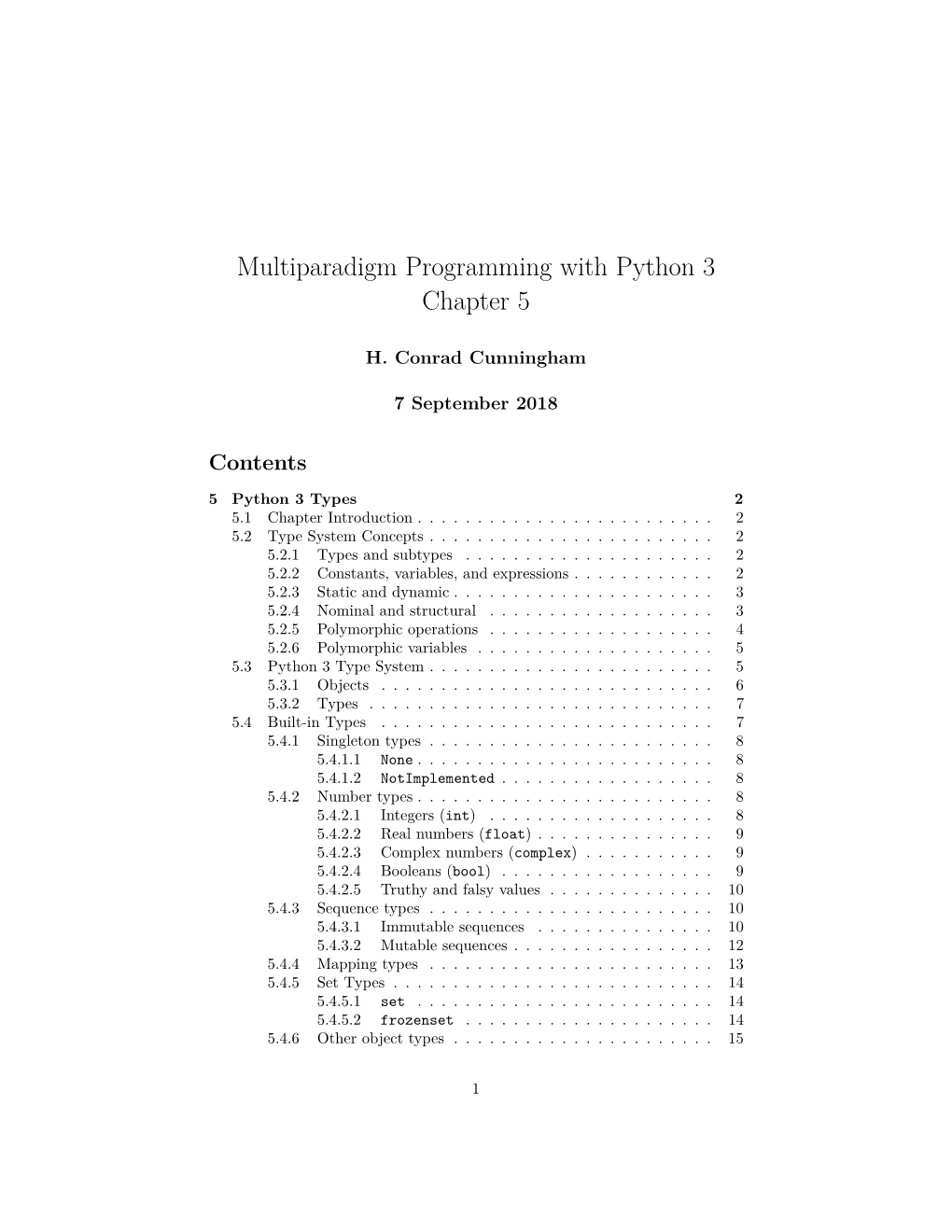 Multiparadigm Programming with Python 3 Chapter 5