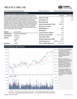 Relx Plc (Rel:Ln)