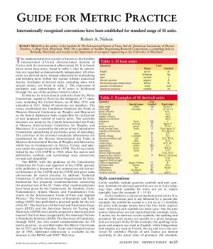 Guide .Or Metric Practice