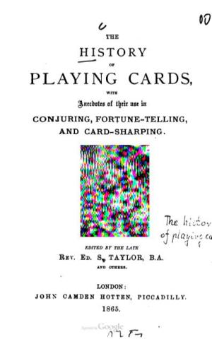 The History of Playing Cards