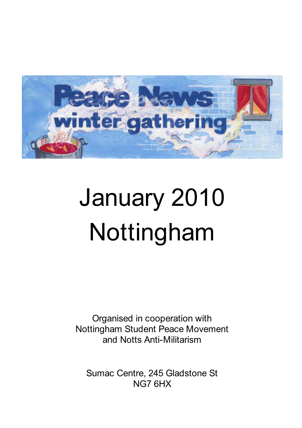 Download the Programme for the Winter Gathering