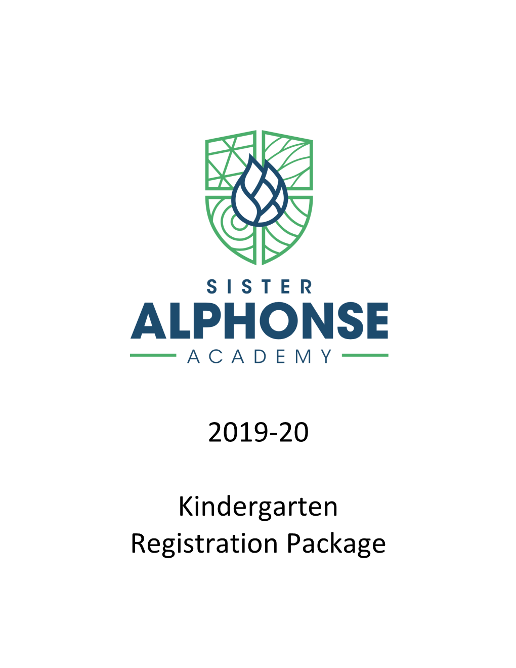 2019-20 Kindergarten Registration Package