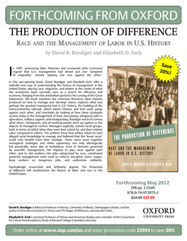 Forthcoming from Oxford