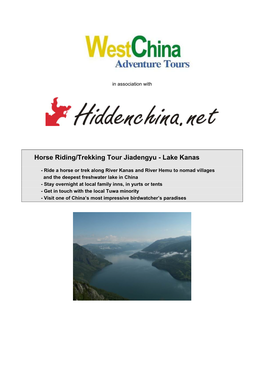 Horse Riding/Trekking Tour Jiadengyu - Lake Kanas