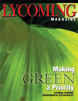 Lycoming Magazine Is Published Three 32 Class Notes Times a Year by Lycoming College