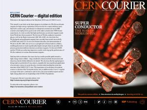CERN Courier – Digital Edition Welcome to the Digital Edition of the May/June 2020 Issue of CERN Courier