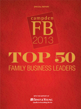 Top 50 Family Business Leaders
