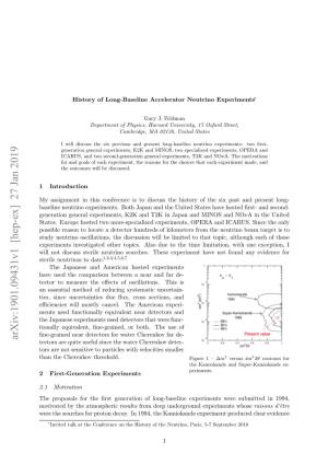 History of Long-Baseline Accelerator Neutrino Experiments∗