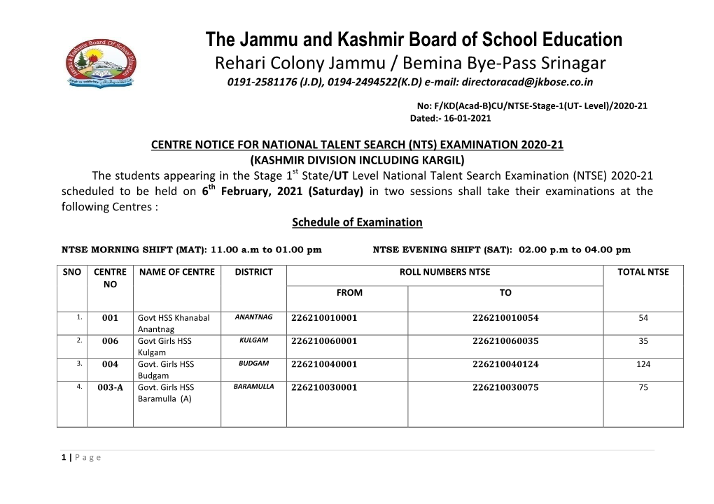 The Jammu and Kashmir Board of School Education