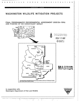 Washington Wildlife Mitigation Projects