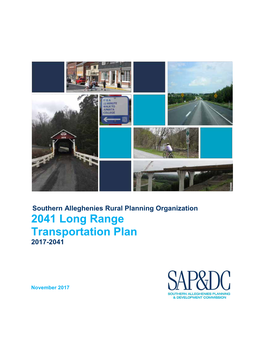 2041 Long Range Transportation Plan 2017-2041