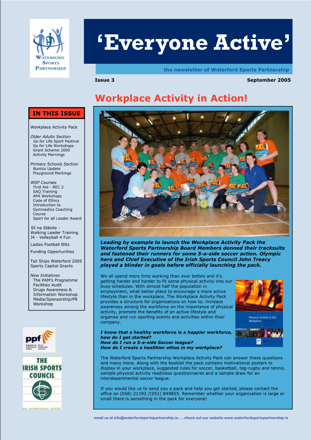 Newsletter Autumn 2005 For