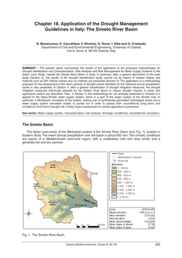 Chapter 18 Application of the Drought Management Guidelines in Italy