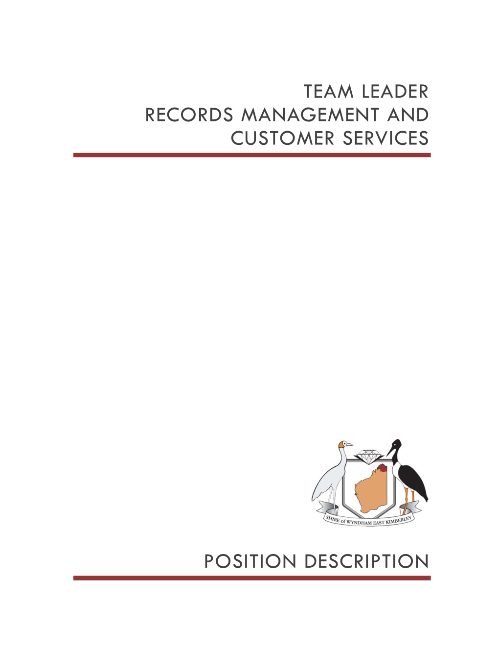 Team Leader Records Management and Customer Services