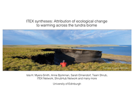 Attribution of Ecological Change to Warming Across the Tundra Biome