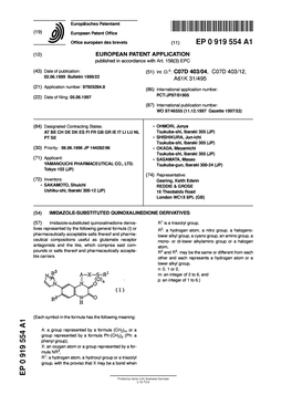 Imidazole-Substituted Quinoxalinedione Derivatives