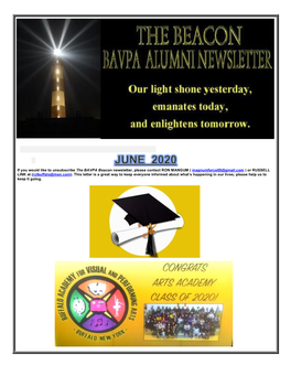 BAVPA Beacon Alumni Newsletter