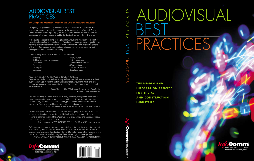 Audiovisual Best Practices
