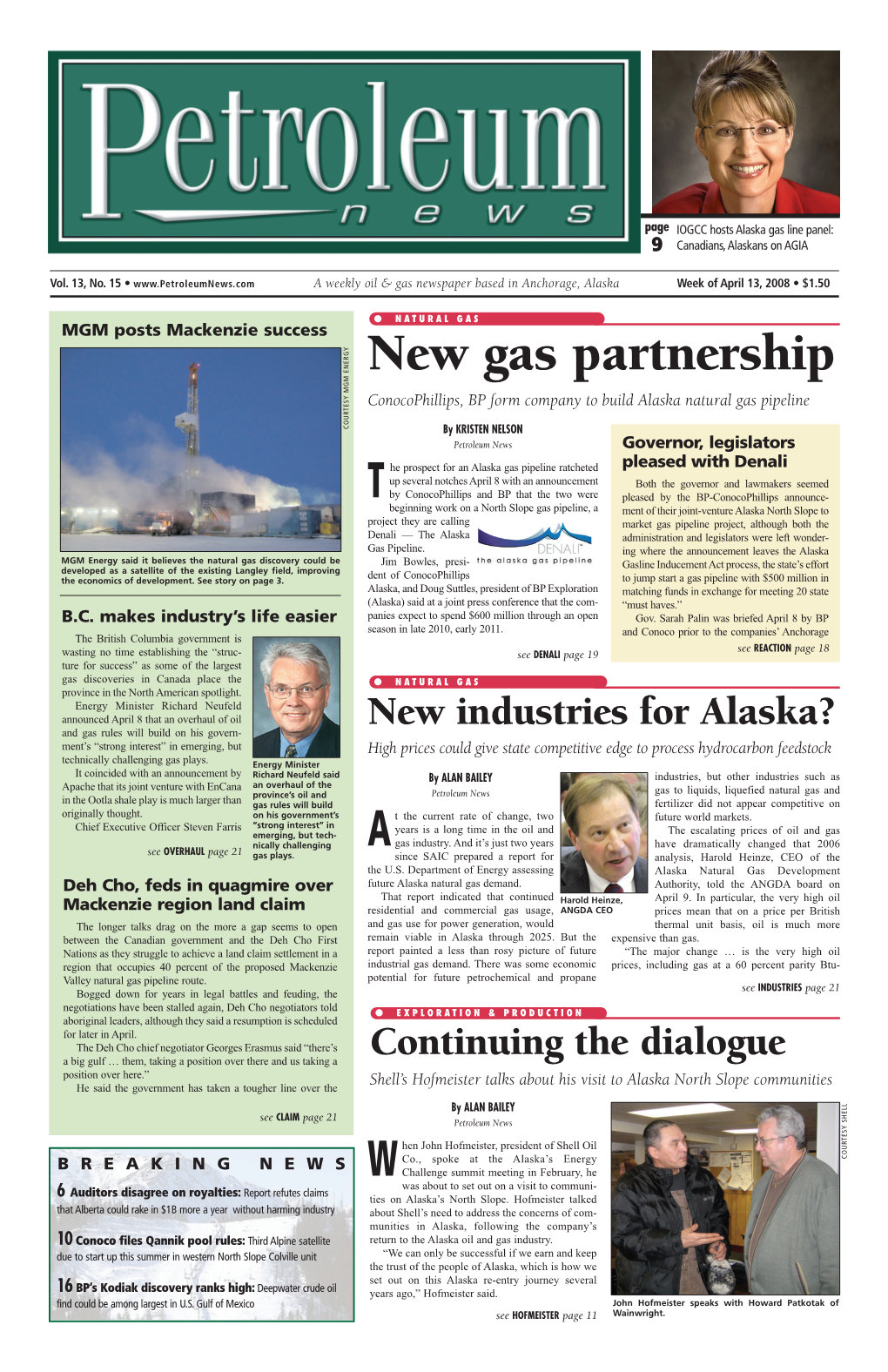 Petroleum News 041308