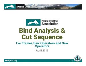 Bind Analysis & Cut Sequence
