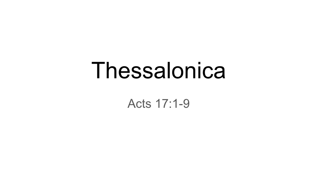 Thessalonica