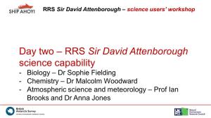 RRS Sir David Attenborough Science Capability