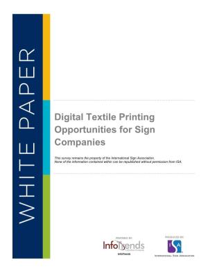 Digital Textile Printing Opportunities for Sign Companies