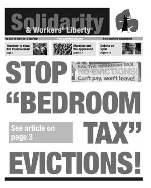 & Workers' Liberty See Article on Page 3