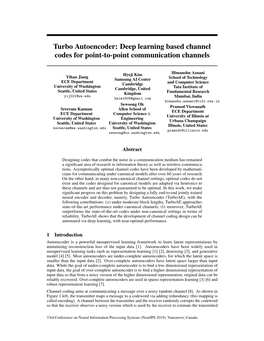 Turbo Autoencoder: Deep Learning Based Channel Codes for Point-To-Point Communication Channels