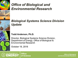 Office of Biological and Environmental Research