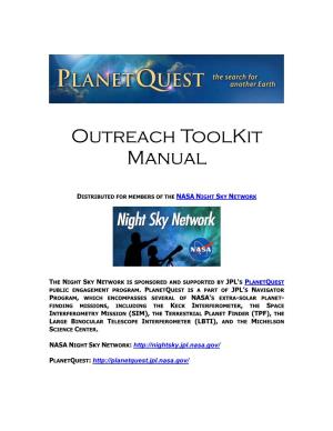 Planetquest Outreach Toolkit Manual and Resources Cd