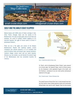 Sicily and the Amalfi Coast (Royal Clipper)