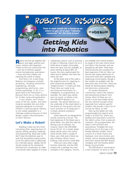 Getting Kids Into Robotics