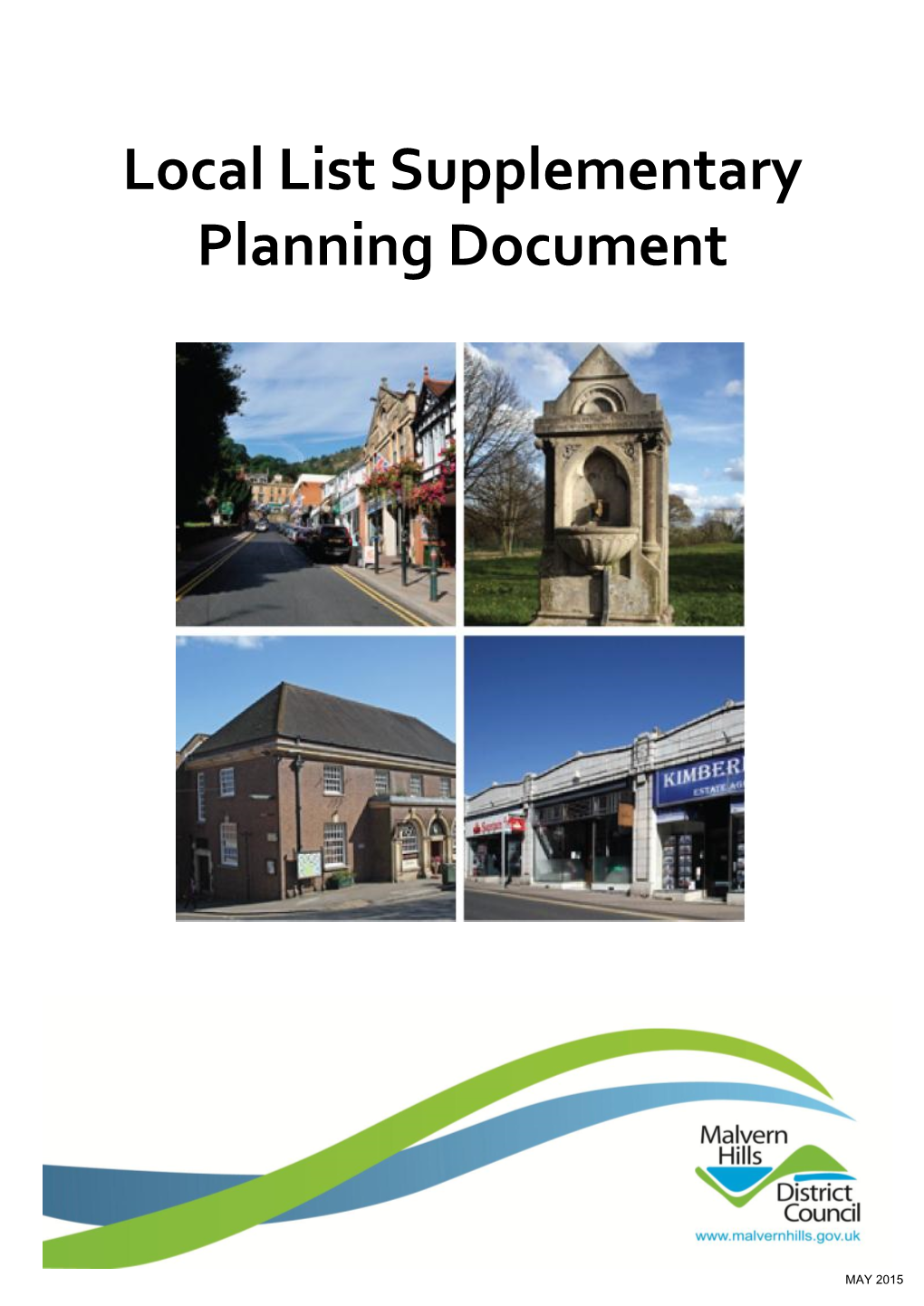 Local List Supplementary Planning Document