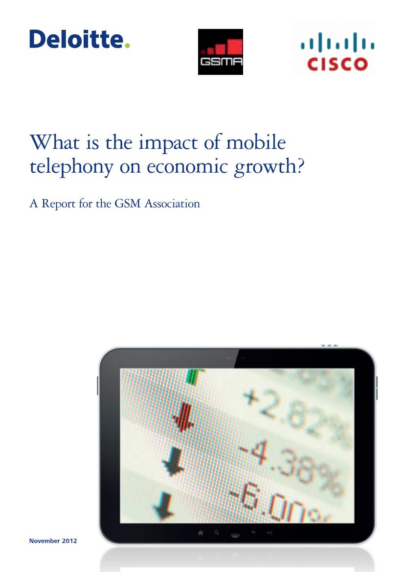 What Is the Impact of Mobile Telephony on Economic Growth?