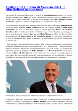 Pierfrancesco Favino, Venezia E La Coppa Volpi: 88 Anni Di Trionfi (E Di Polemiche) All’Italiana