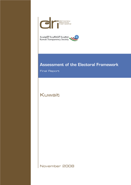 Assessment of the Electoral Framework KUWAIT