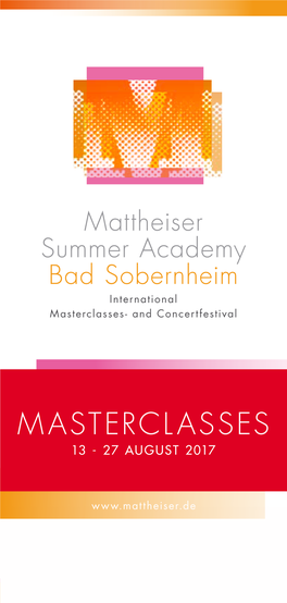 Masterclasses- and Concertfestival