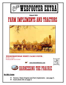 Farm Implements and Tractors