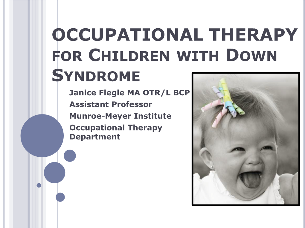 Occupational Therapy