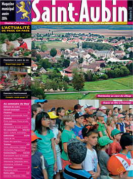 Magazine Municipal Année 2014 Numéro 32 Numéro Citation D’Un Jour